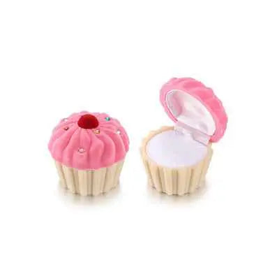 Cute Cartoon Jewelry Box- Plush Flip-Top Ring & Necklace Gift Case | Portable Mini Organizer