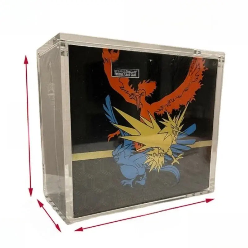Magnetic Acrylic Display Case ? Clear Dustproof Collector Box for Cards, Figures & Collectibles TED