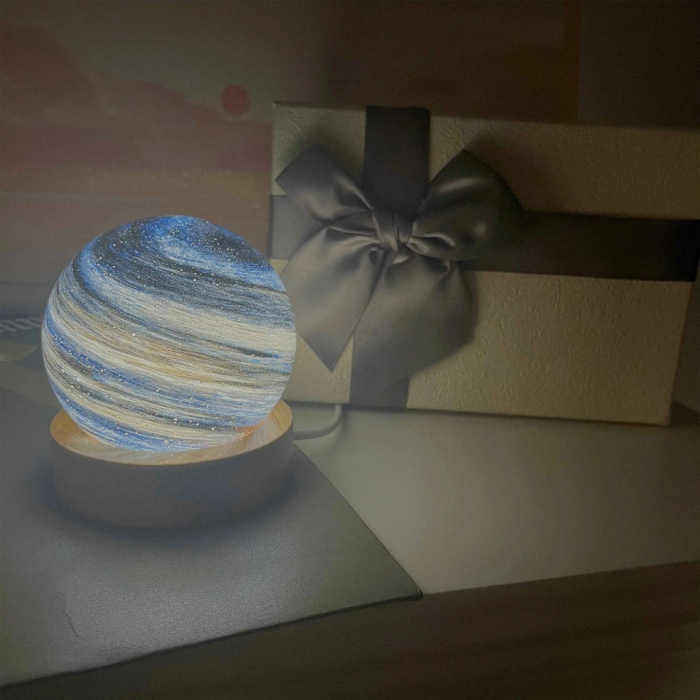 Starry Sky Planet Night Light LED Galaxy Projection Lamp with Gift Set