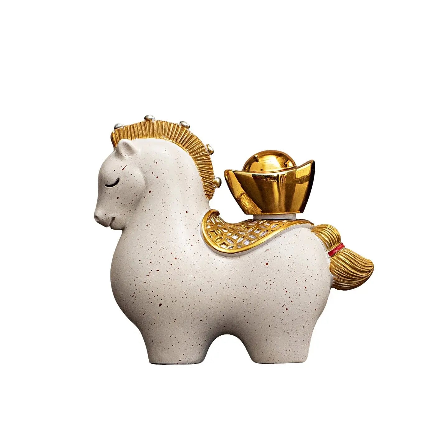Custom Horse Figurine Gift Set Prosperity Feng Shui Horse Statue with Gift Box | Corporate & Business Gifts TED
