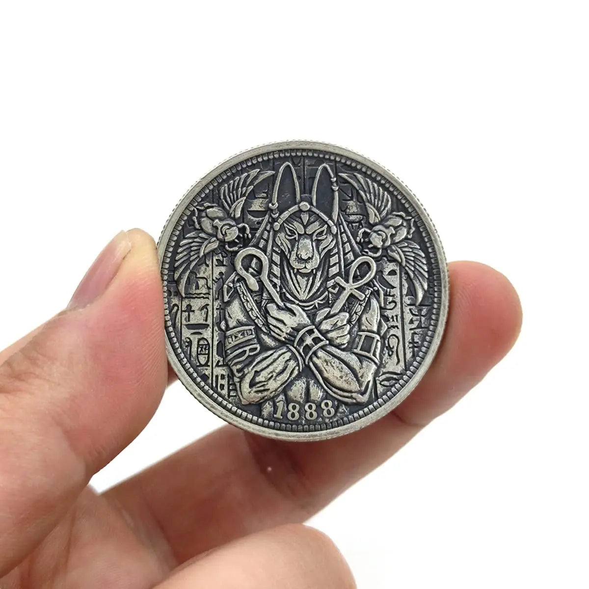 Morgan Silver Dollar Eagle Coin – Zodiac Collectible with Display Box CJ