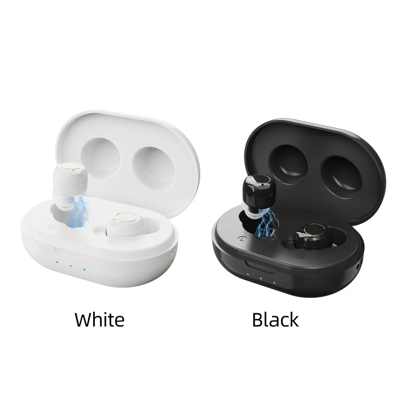 Wireless Hearing Aid with Magnetic Charging Invisible In-Ear Sound Amplifier TED