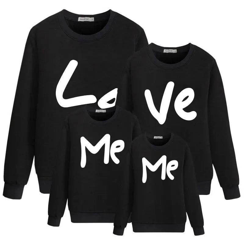 Matching Family Hoodies – Mom Dad Kids Sweatshirts | Casual Cotton Parent-Child Outfits CJ
