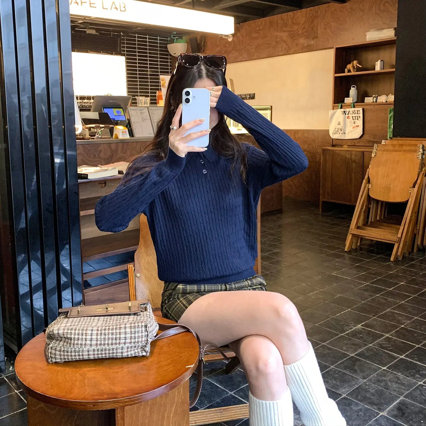 Women’s Loose Fit Collared Knit Sweater – Long Sleeve Elegant Pullover | Casual Office Knit Top EPR