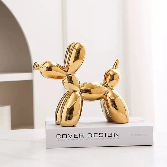 Balloon Dog Ceramic Decor – Modern Minimalist Jewelry Tray & Home Accent EPR