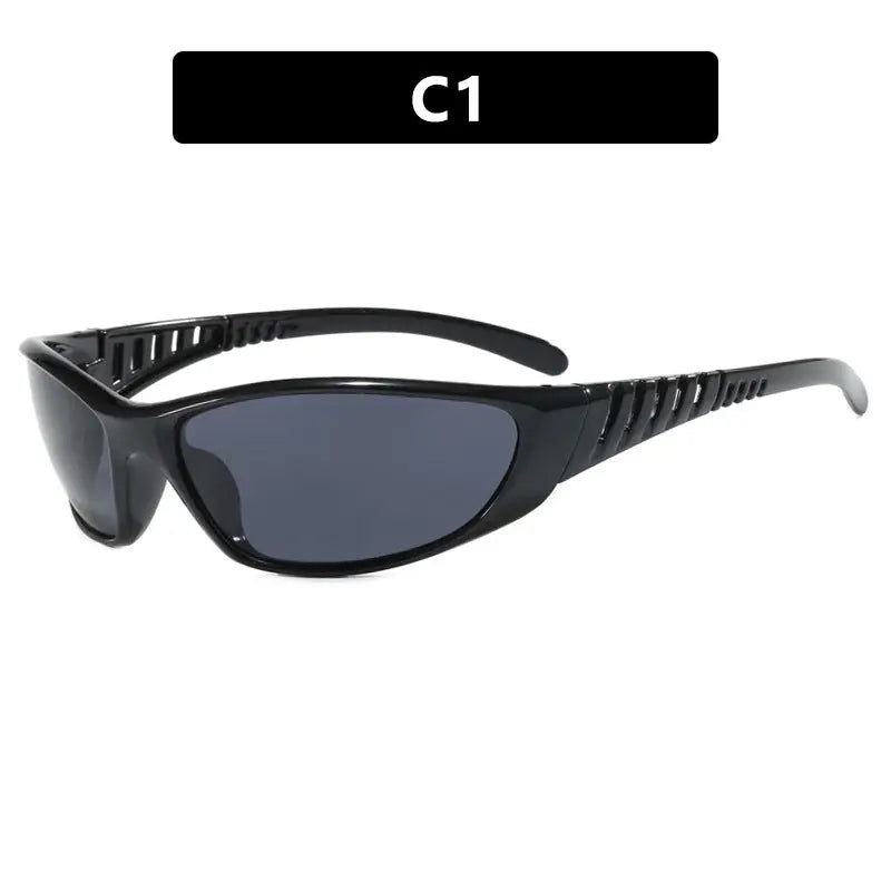 Y2K Futuristic Sunglasses – Retro Street Style UV Protection Shades for Women EPR