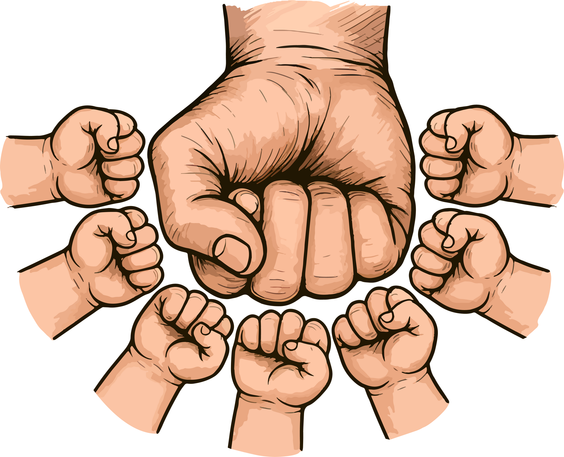 Father’s Day Fist Bump 1-8 Classic Graphic T-Shirt – Funny Dad T-shirt - EverCharm Gifts