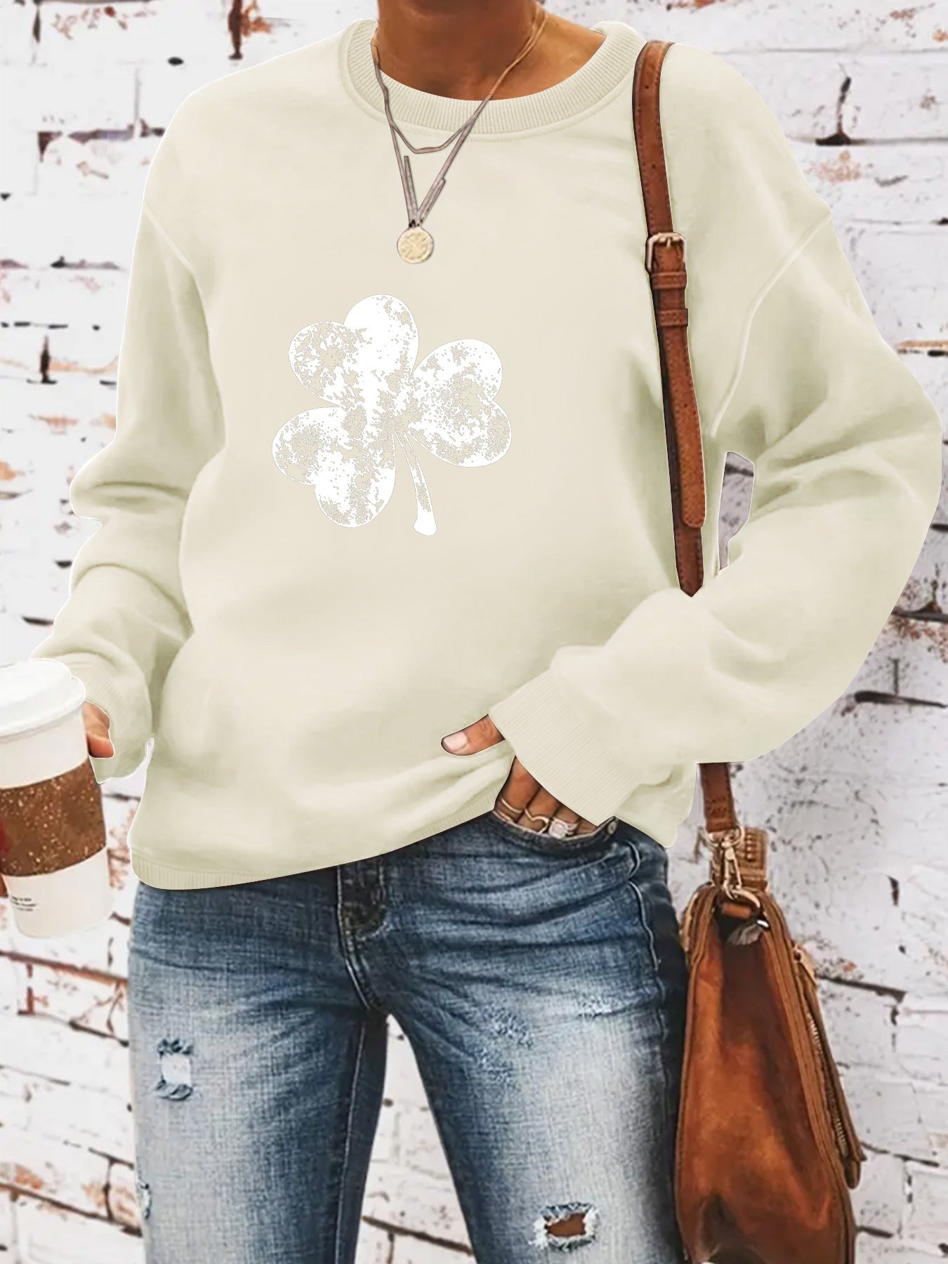 Women’s St. Patrick’s Day Graphic Sweatshirt – Casual Long Sleeve Streetwear Pullover