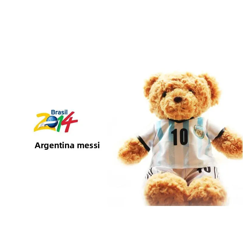 Sports Fan Teddy Bear Plush Soft Athlete-Themed Collectible Stuffed Toy TED