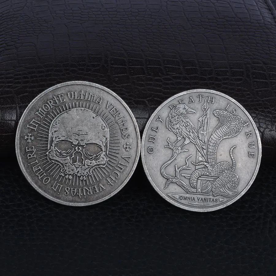 Eagle & Snake Collectible Coin – Antique Silver Cameo Commemorative Medal CJ