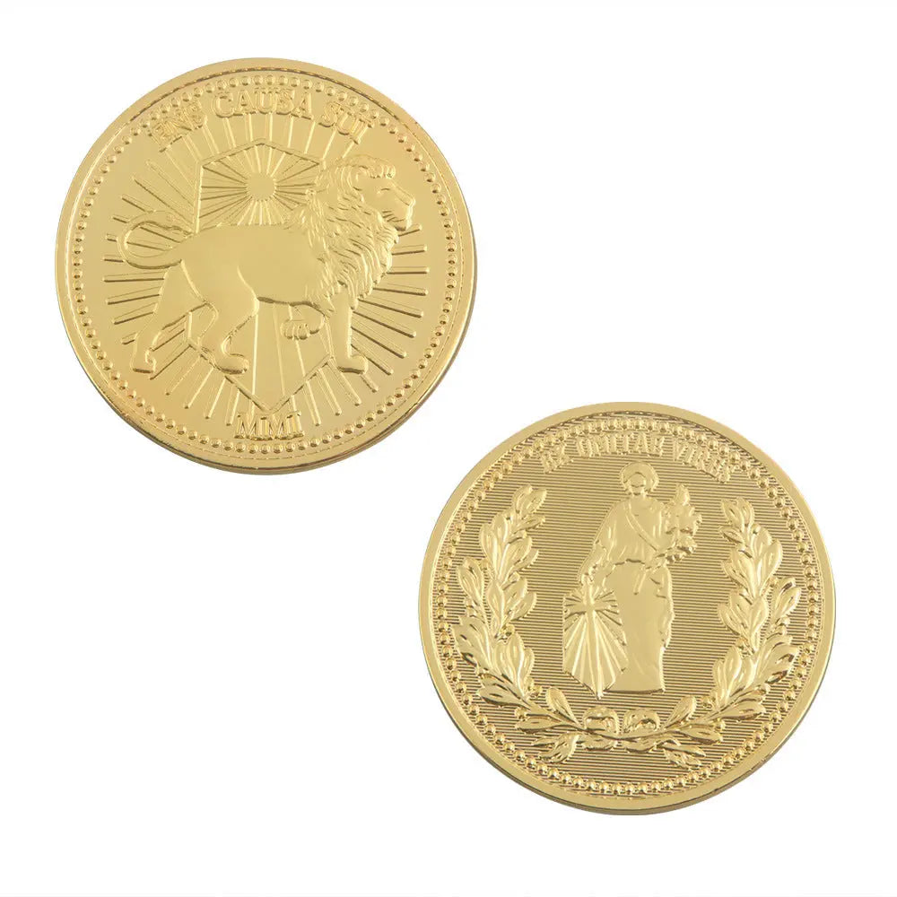 Commemorative Collectible Coin – Alloy Plated Souvenir Display Piece CJ