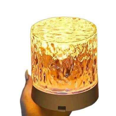 Water Ripple LED Lamp 16 Color Ambient Night Light with Remote & Dimming