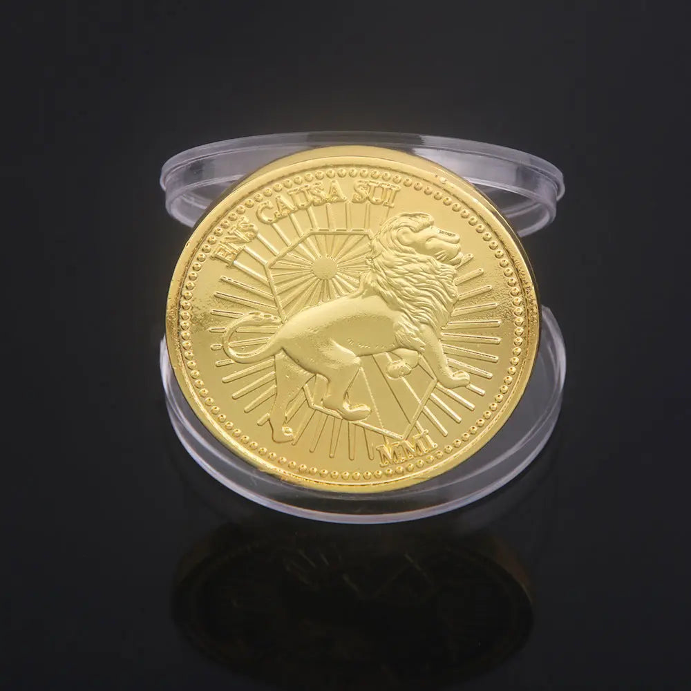 Commemorative Collectible Coin – Alloy Plated Souvenir Display Piece CJ