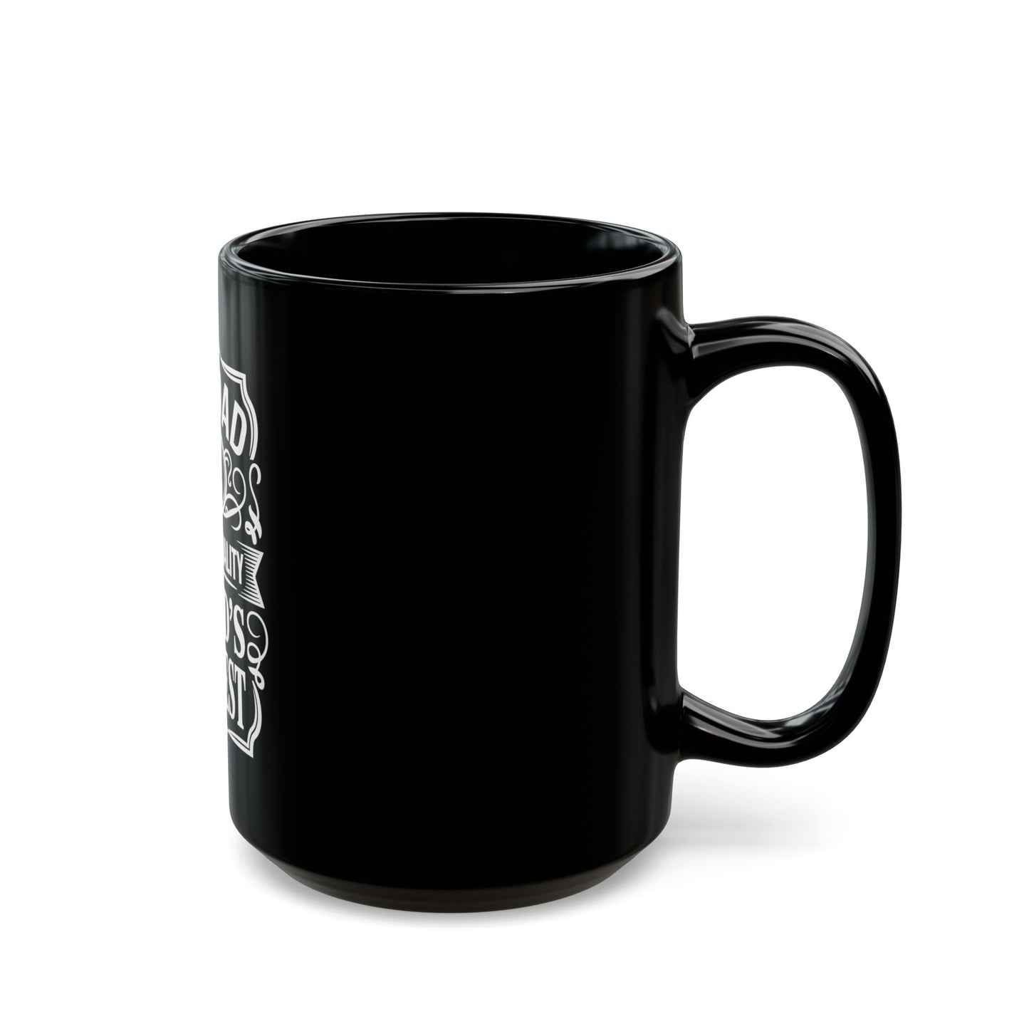 World's Greatest Best Dad Coffee Mug – "No.1 Forever" Black Coffee Cup (11oz, 15oz) - EverCharm Gifts