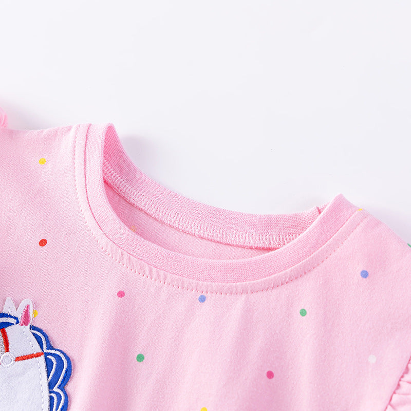 Little Maven Girls Princess Dress | Summer Cotton Dress for Kids - EverCharm Gifts