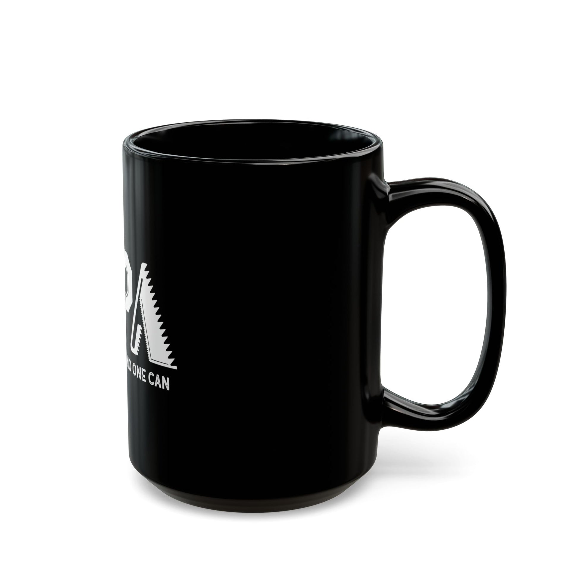 Papa Fix-It Mug — "If He Can't Fix It, No One Can" Black Funny Dad Coffee Mug (11oz & 15oz) - EverCharm Gifts
