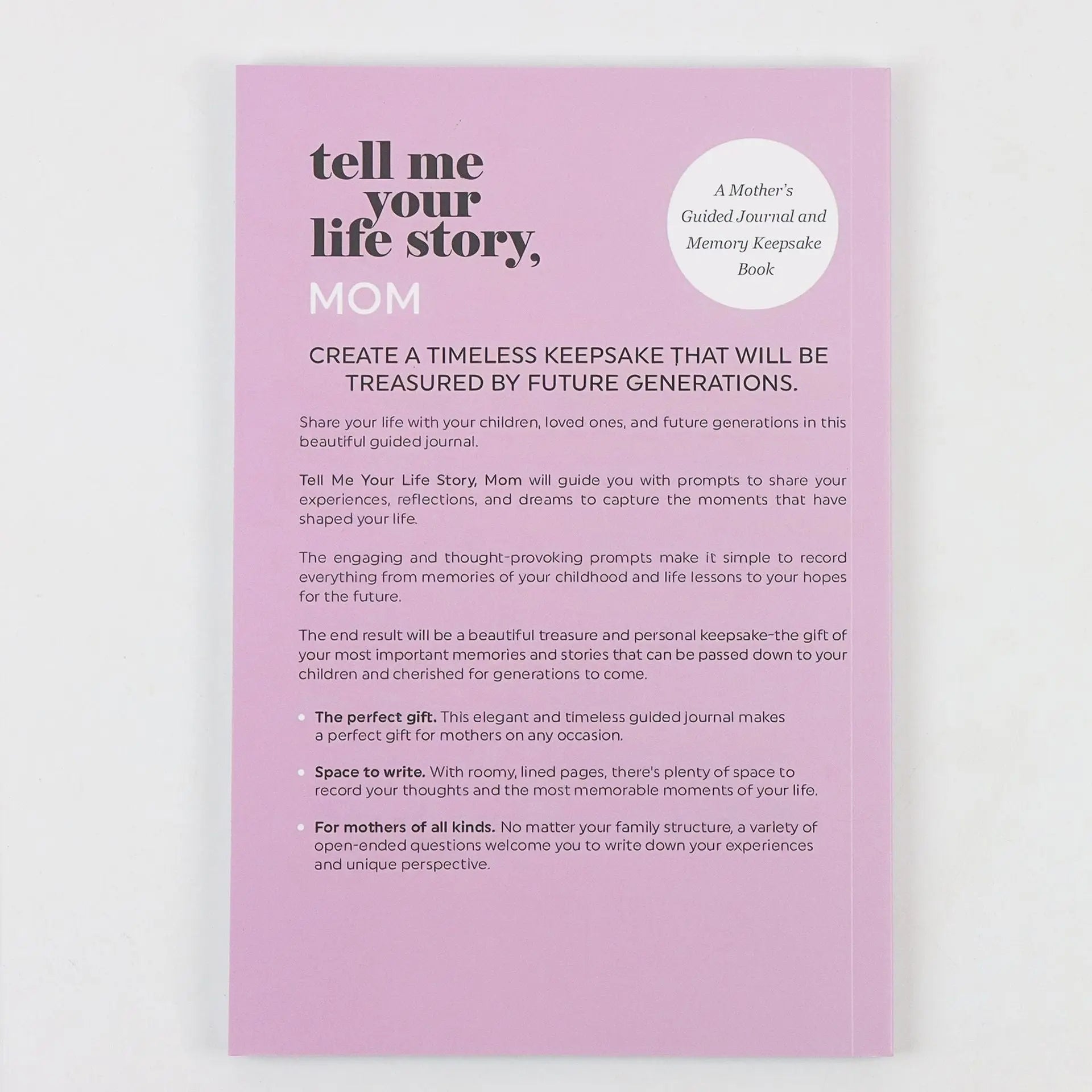 Mothers Day Love Notebook Mom Dad Family Keepsake Journal Gift TED