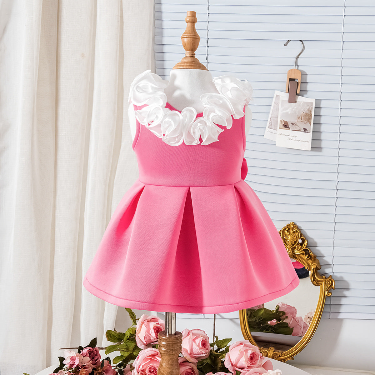 Girls Pink Cotton Short Sleeve Dress | Toddler Pink Summer Dress - EverCharm Gifts