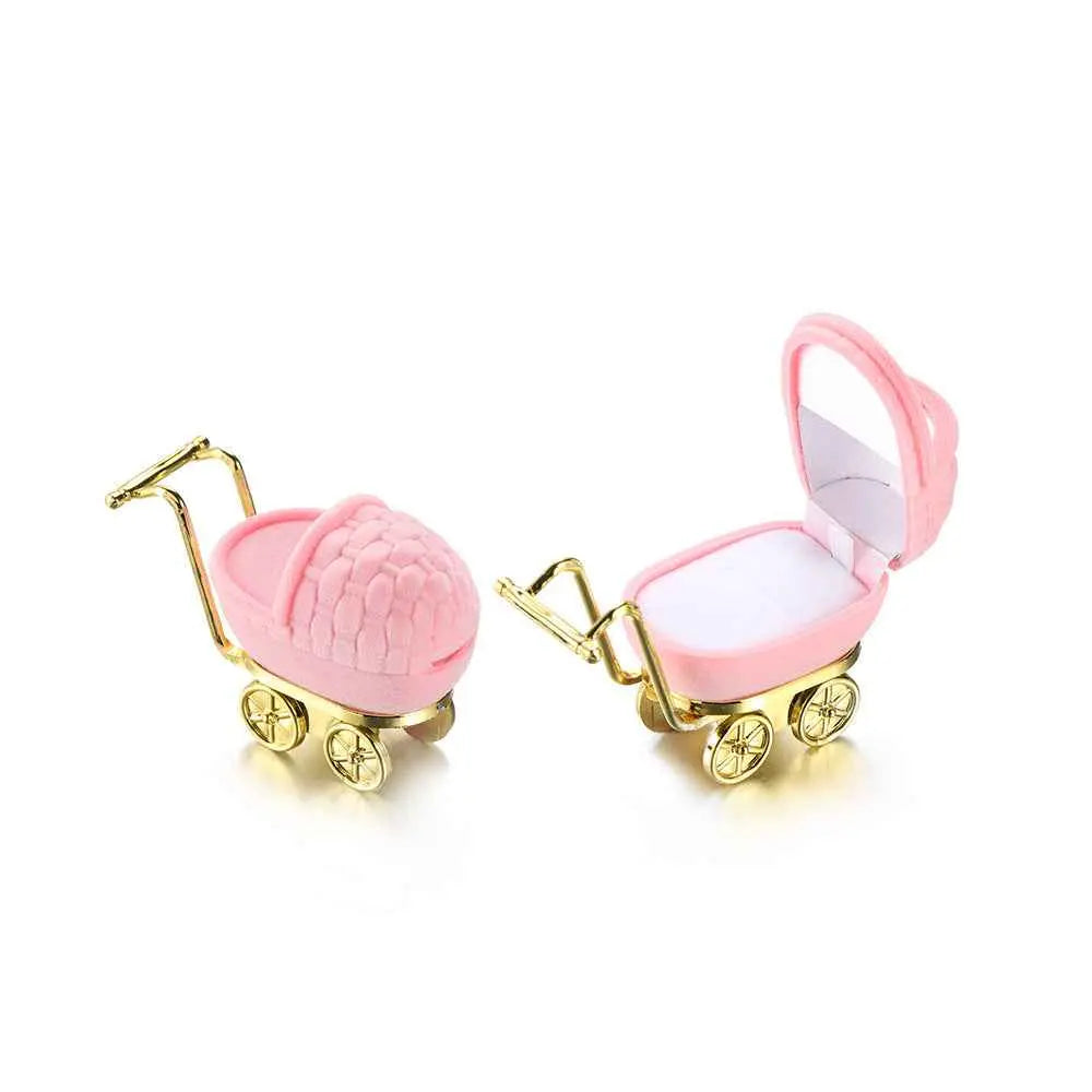 Cute Cartoon Jewelry Box- Plush Flip-Top Ring & Necklace Gift Case | Portable Mini Organizer