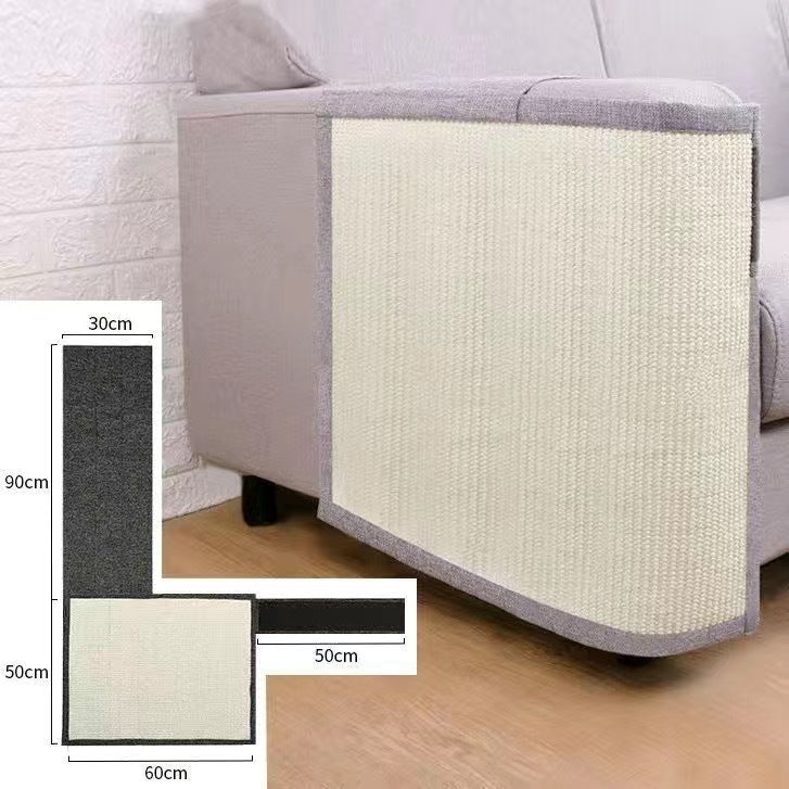 Self-Adhesive Sisal Cat Scratching Pad - Furniture Protector Scratch Mat | Free Shipping