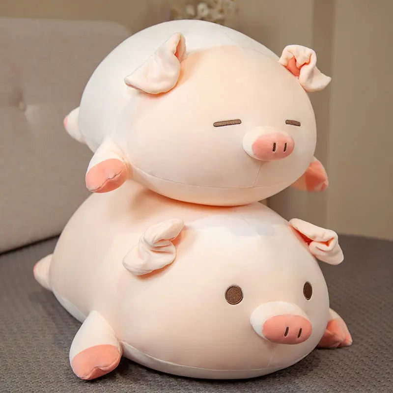 Cute Plush Pig Pillow Toy Soft Cuddly Pig Doll TED