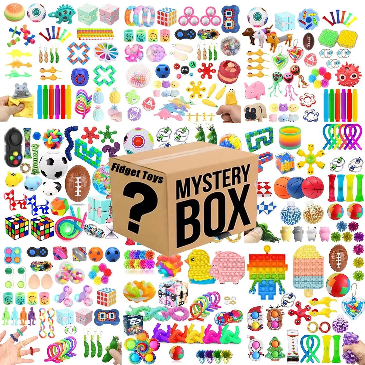 Mystery Fidget Toy Surprise Box - Random Sensory Toy Collection