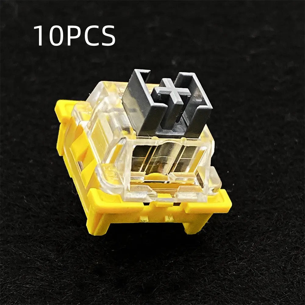 Silent Mechanical Keyboard Switches – Dustproof Custom Key Switch Set | Wireless Compatible (10–110 PCS) CJ