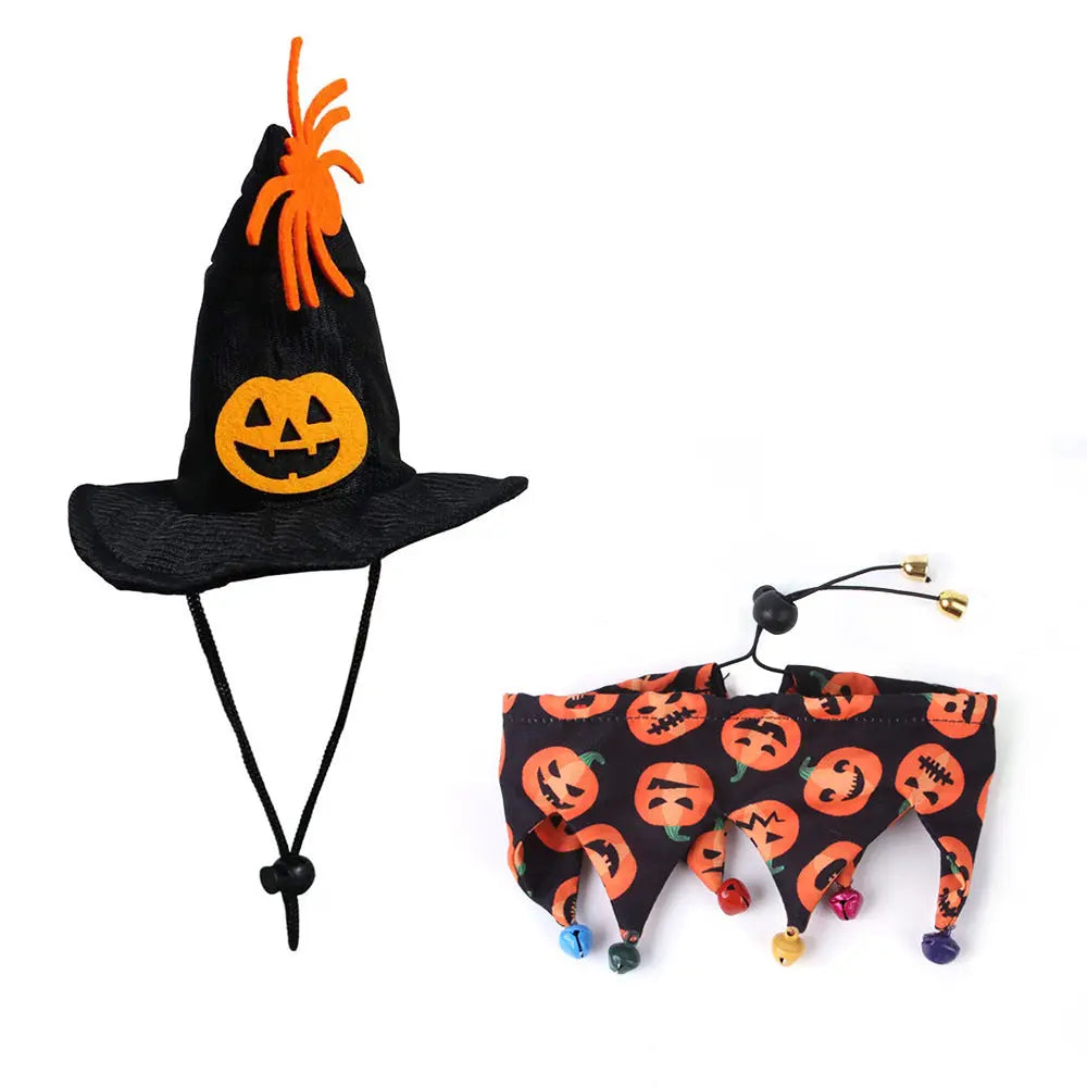 Halloween Hat and Scarf Set – Cozy Polyester Costume Accessories EPR