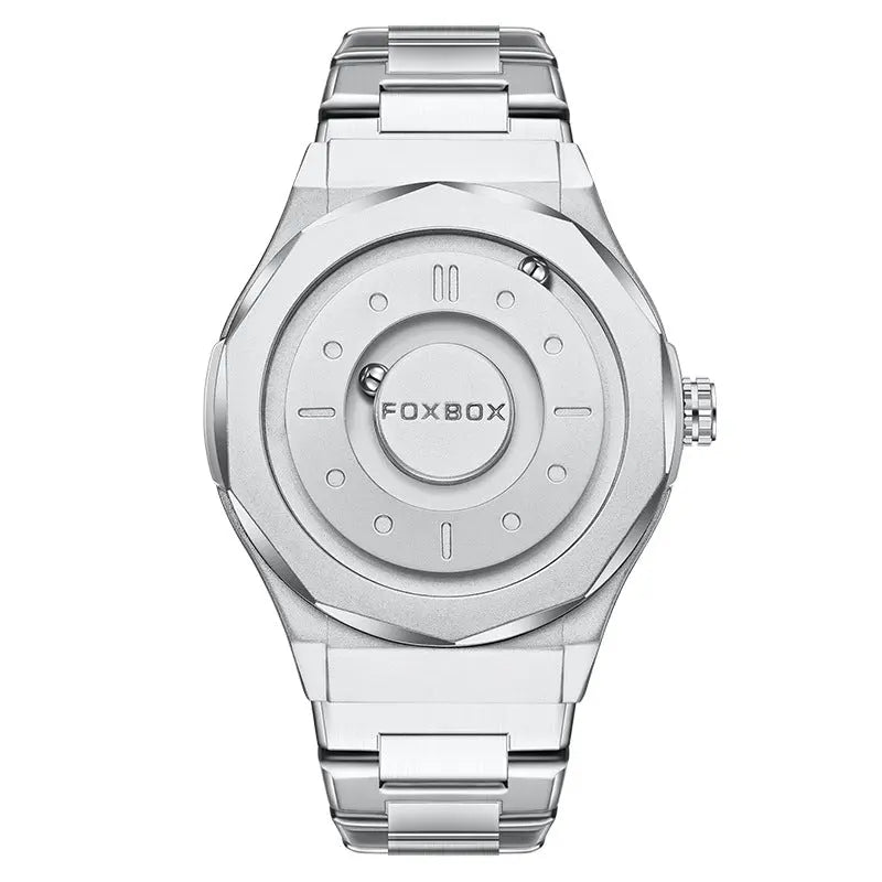 FOXBOX Magnetic Levitation Watch – Men’s Creative High-Tech Quartz Wristwatch EPR