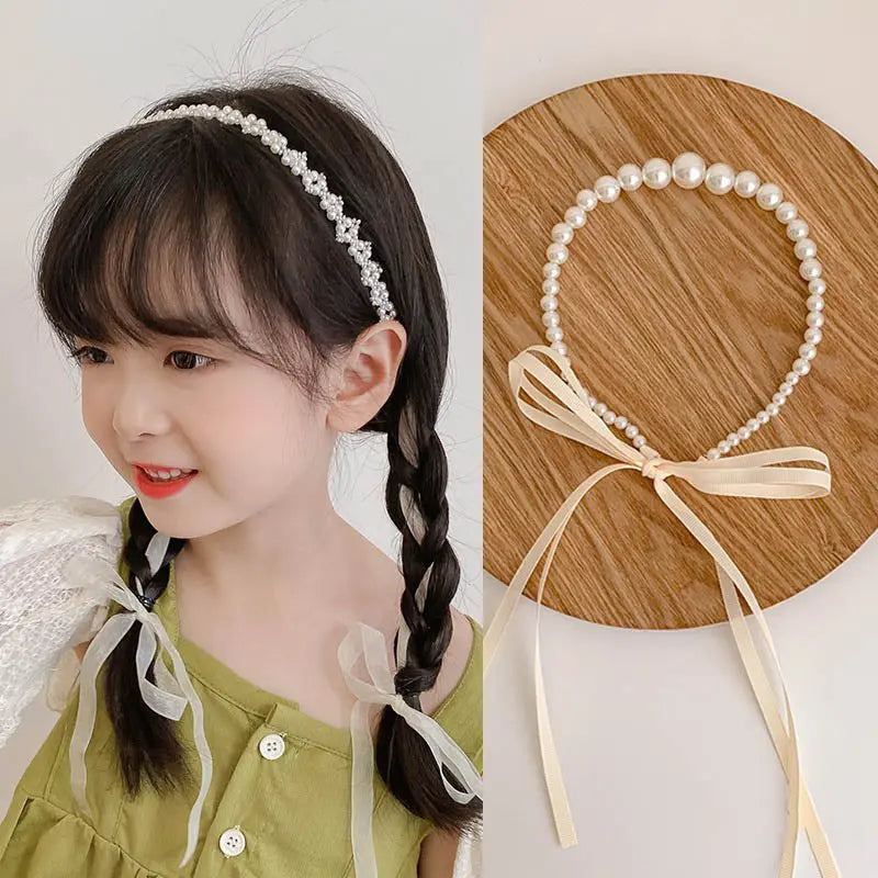 Girls Camellia Flower Headband – Handmade Sweet Floral Hair Accessory EPR