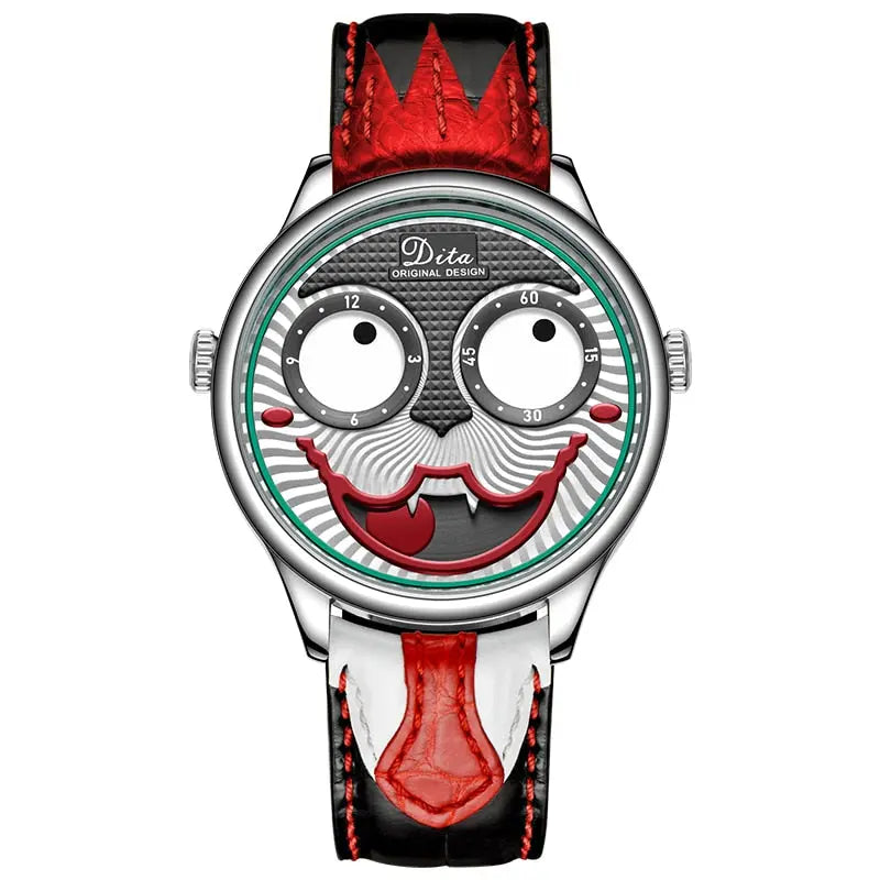 Men’s Joker Quartz Watch – Luxury Designer Leather Strap Fashion Watch EPR