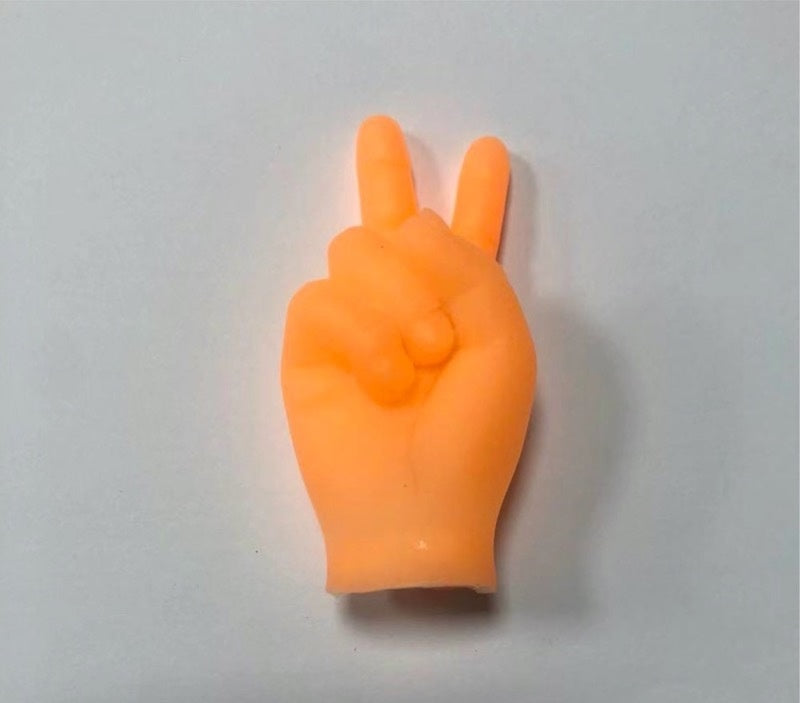 Funny Interactive Mini Hand Toys | Soft PVC Hand Gesture Toys - EverCharm Gifts