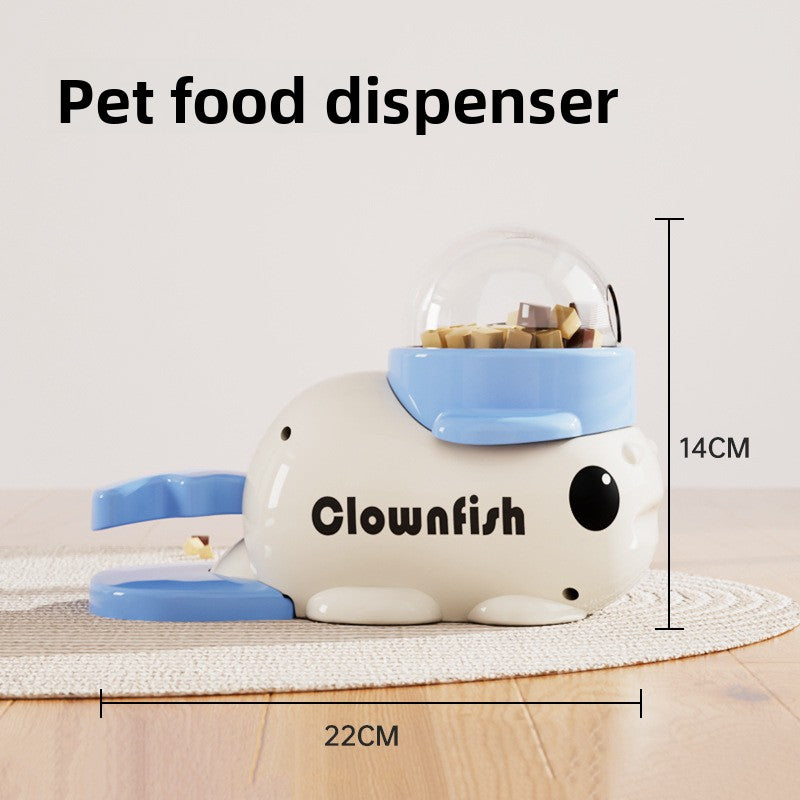 Interactive Duck Pet Feeder Toy - Rotating Treat Dispenser for Cats & Dogs | Puzzle Feeding Stress Relief Toy TED