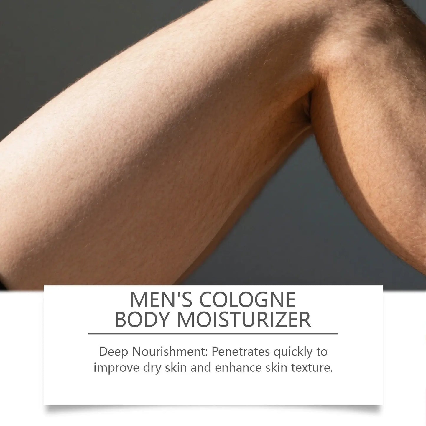 Mens Body Lotion Hydrating Moisturizing Cream with Long-Lasting Fragrance (100g) TED