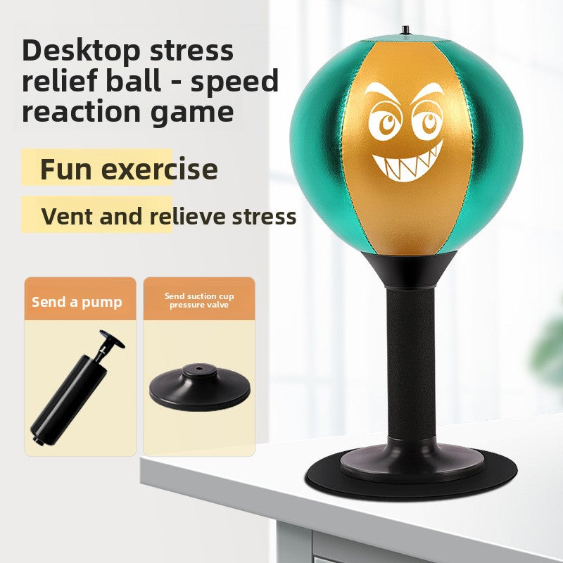 Desktop Boxing Trainer Ball for Stress Relief - Mini Punching Bag Fitness Trainer | Free Shipping