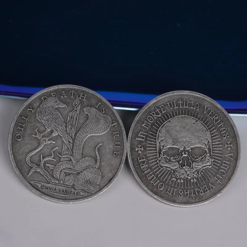 Eagle & Snake Collectible Coin – Antique Silver Cameo Commemorative Medal CJ