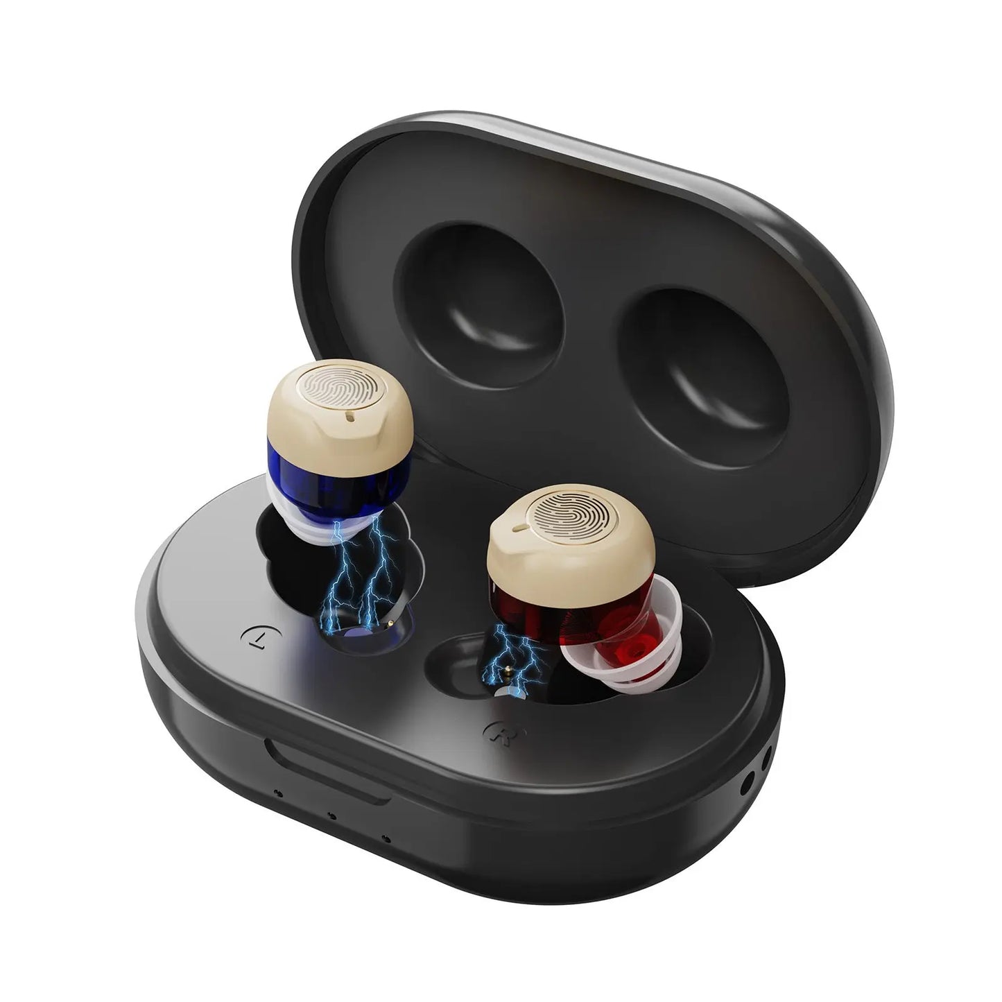 Wireless Hearing Aid with Magnetic Charging Invisible In-Ear Sound Amplifier TED