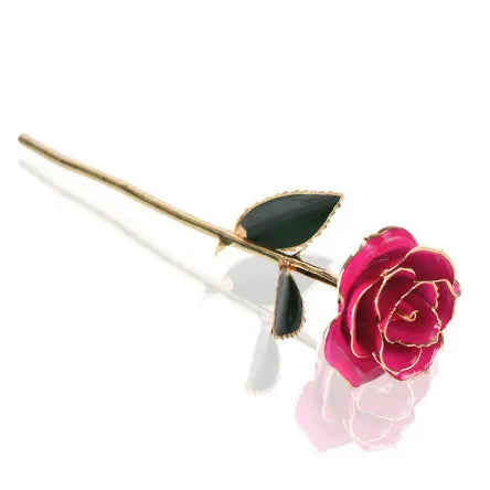 Eternal Painted Rose Gift ? Hand-Painted Mirror Gloss Flower in Luxury Box | Forever Love Keepsake TED