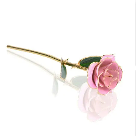 Eternal Painted Rose Gift ? Hand-Painted Mirror Gloss Flower in Luxury Box | Forever Love Keepsake TED