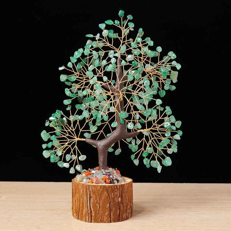 Natural Crystal Tree of Life - Healing Gemstone Decoration for Home & Gifts