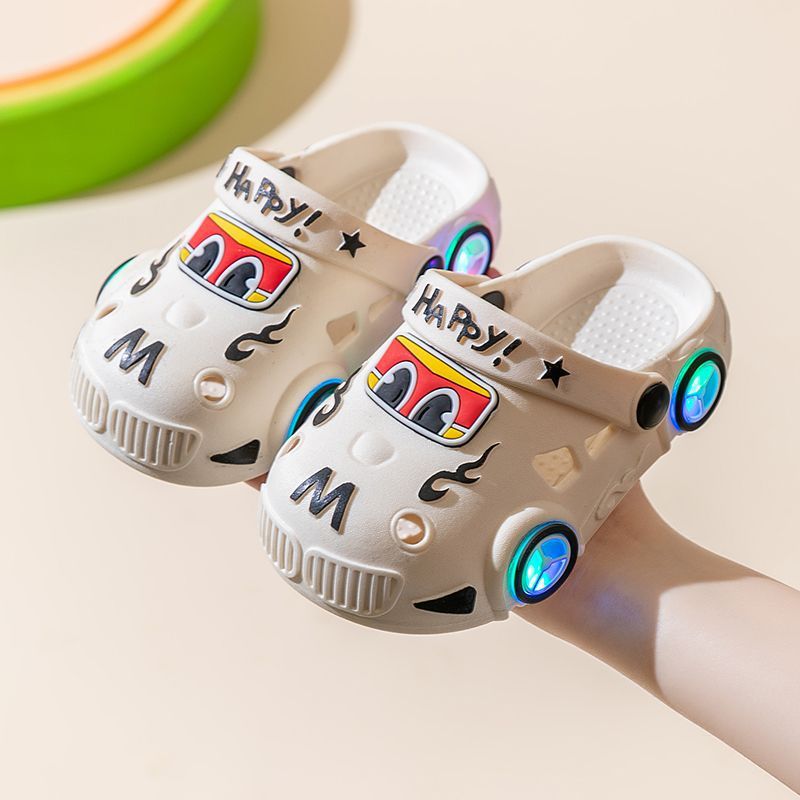 Kids Glow in the Dark Slippers | Soft Non-Slip Summer Indoor PVC Sandals - EverCharm Gifts
