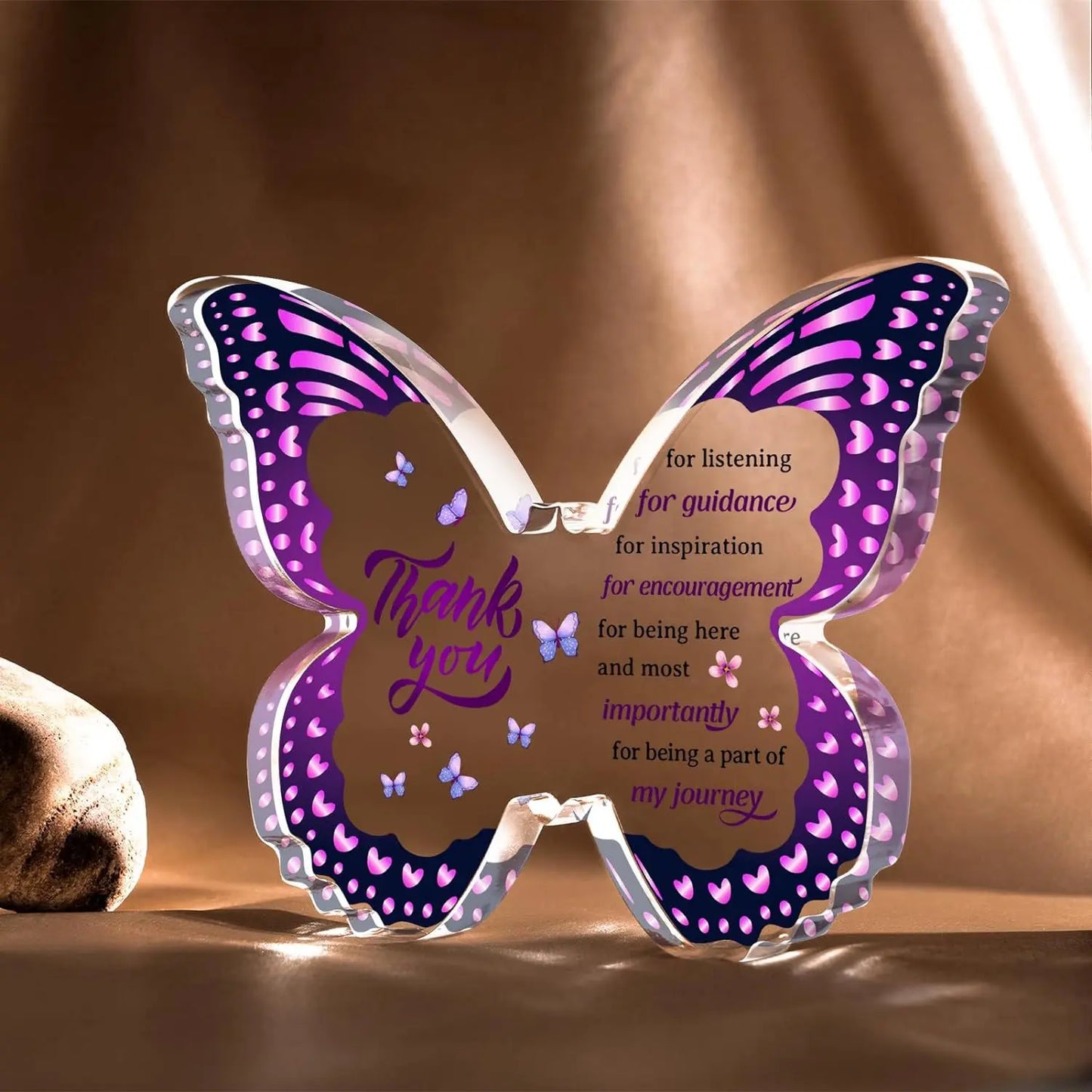 Butterfly Gift for Mom – Inspirational Acrylic Decor Mother’s Day Keepsake CJ