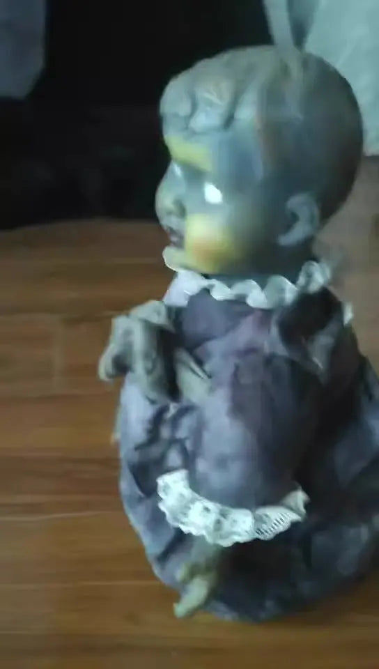 Halloween Walking Talking Doll – Motion & Voice Activated Scary Decoration EPR