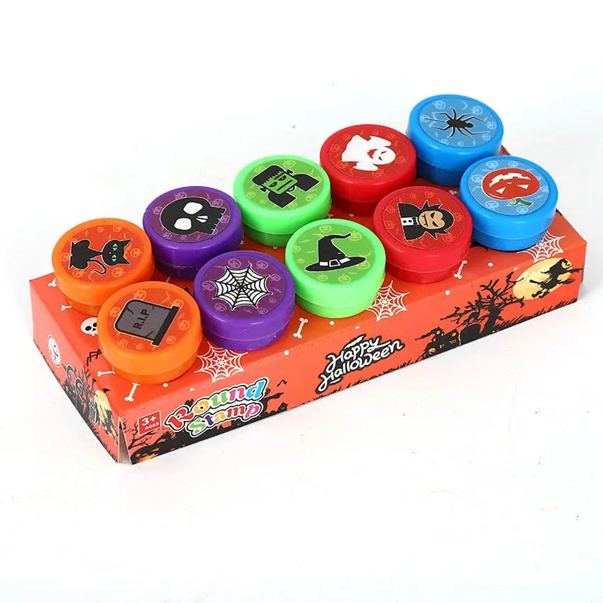 Kids Puzzle Stamp Set – Quick Drying Round Toy Seals for Creative Play EPR