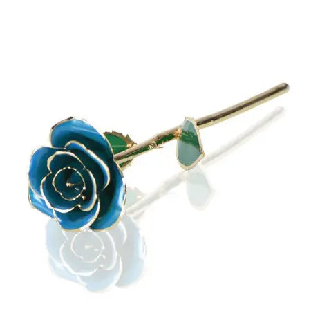 Eternal Painted Rose Gift ? Hand-Painted Mirror Gloss Flower in Luxury Box | Forever Love Keepsake TED