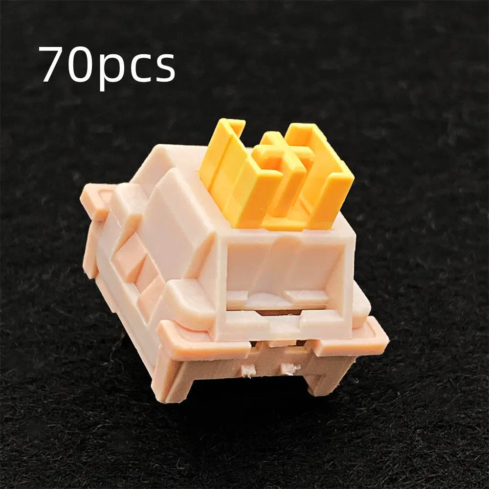 Silent Mechanical Keyboard Switches – Dustproof Custom Key Switch Set | Wireless Compatible (10–110 PCS) CJ