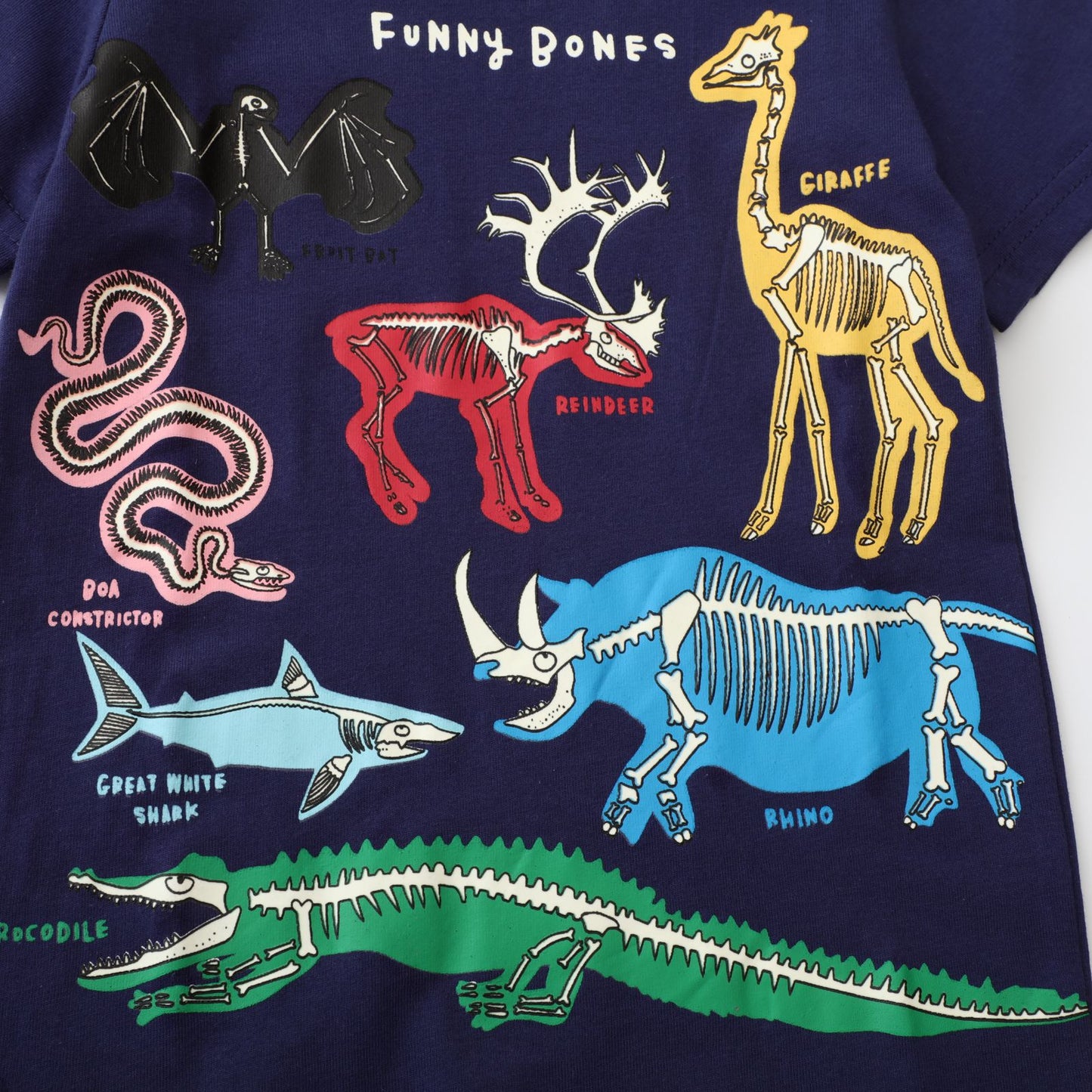 Kids Glow in the Dark T-Shirt | Summer Cartoon Cotton Short Sleeve Tee for Children - EverCharm Gifts