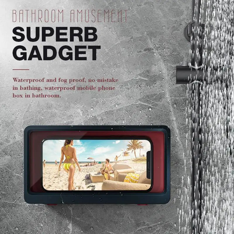 Waterproof Phone Holder Case | Bathroom & Kitchen Storage Shelf - EverCharm Gifts