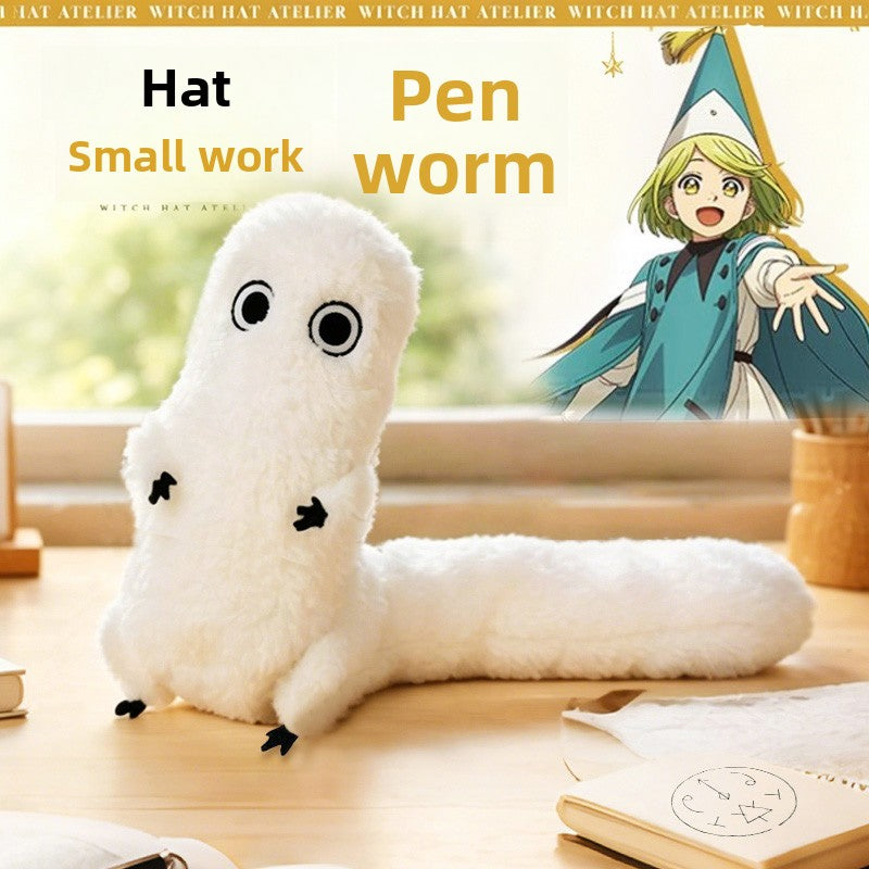Penworm Plush Doll - Cute Anime Inspired Flexible Plush Toy | Soft Cotton Stuffed Collectible Figure TED