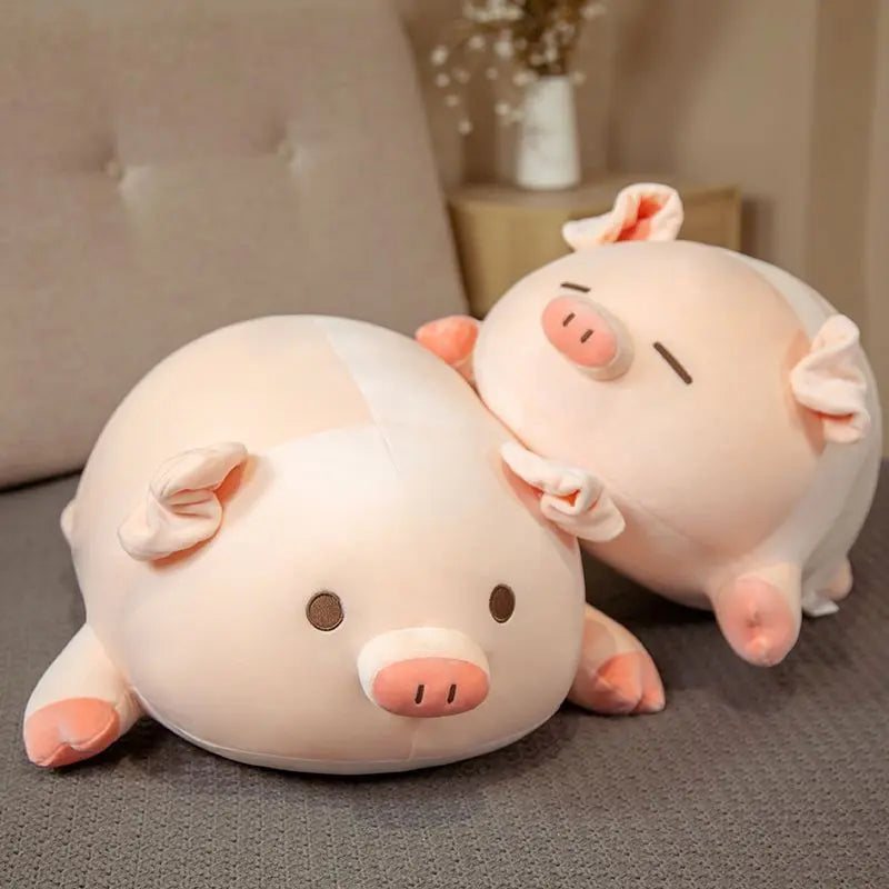 Cute Plush Pig Pillow Toy Soft Cuddly Pig Doll TED